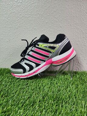 Adidas Adistar Control 5 Black Lucid Pink Silver Metallic Men's Shoes Size 11